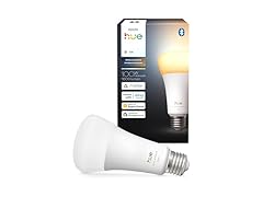 Philips Hue Smart LED A21 Bulb, White Ambiance