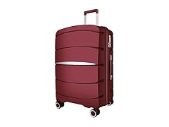 Axidou 20-in. Carry-On, Airline Approved, PP+ABS Spinner Suitcase
