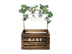 Wooden Baby Shower Crate Closet Basket