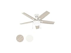 Hunter Fan 44 Inch Contemporary Fresh White Fan