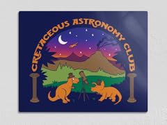 Cretaceous Astronomy Club 11" x 14" Metal Poster