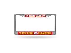 Kansas City Chiefs Chrome Frame