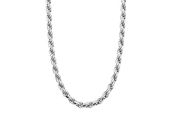 Sterling Silver Rope Chain