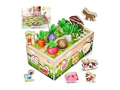 MuMua Montessori Wooden Sensory Toddler Toys