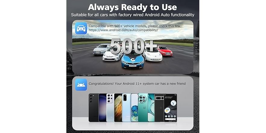Wireless Android Auto Car Adapter