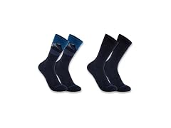 Carhartt Men (L) Midweight Sock Asst01 Black