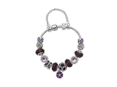 18K Gold Plated Pandora Inspired Charm Bracelet