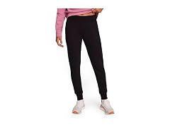 HEAD Women (M) Rib Mix Jogger Slim Fleece Black