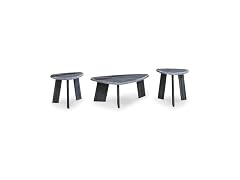 Ashley Bluebond Table Set 3pc Gray
