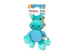 Nuby Pull & Tug Dog Toy – Interactive Plush Dog Toy