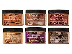 bNutty Gourmet Peanut Butter 6 pack
