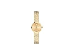 Movado Museum Velura Mini Gold Mesh Watch 21mm