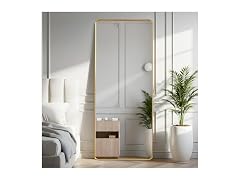 Anpark Full Length Gold Rectangle Mirror