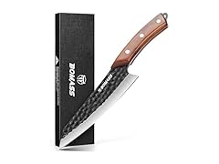 BOMASS Japanese Santoku Knife 7.1 Inch