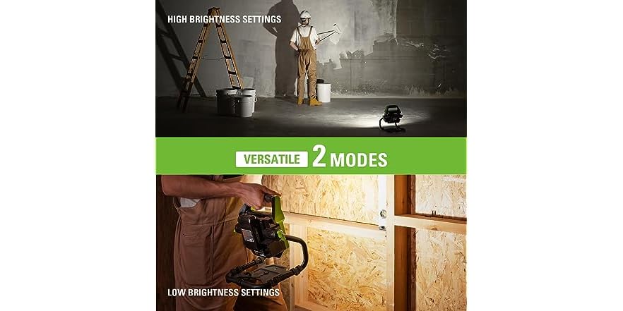 Greenworks 24V (AC/DC) 2000-Lumen Work Light kit
