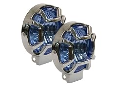 Extreme White 5-Inch Round Blue Fog Light Kit