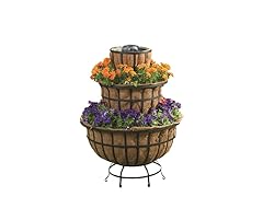 Abbey 3 Tier Fiber Fountain and Planter