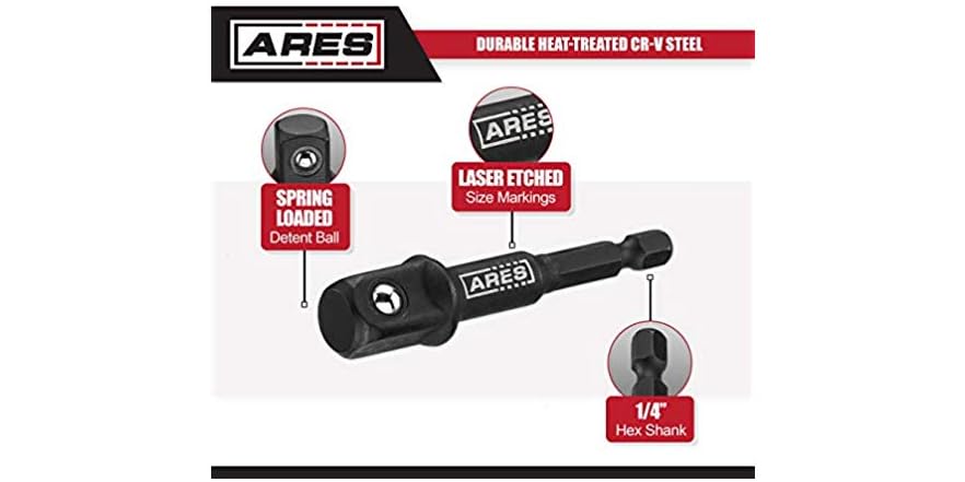 ARES Impact Grade Socket Adapter Set