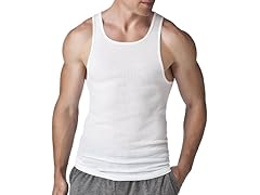 Men's Rib A-Shirt 12-Pack