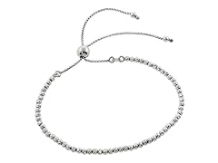 Italian Sterling Silver Beaded Bracelet