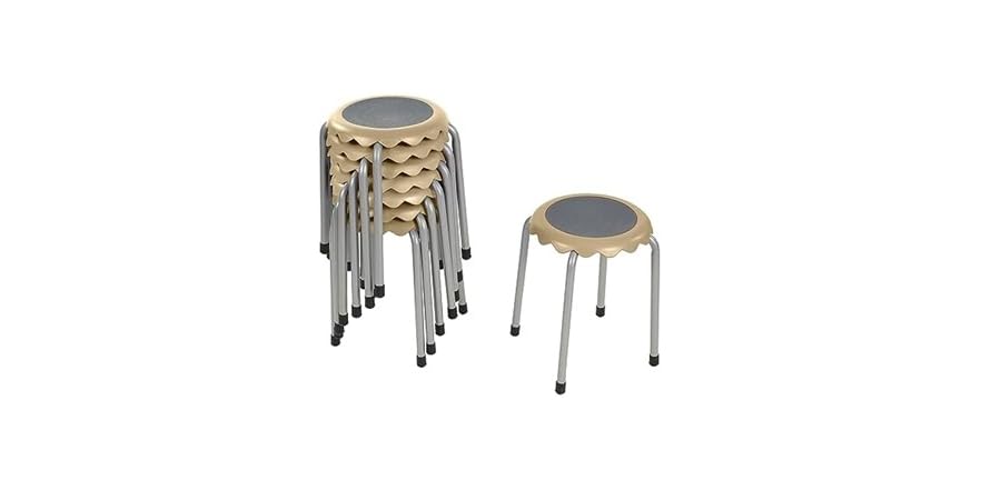 Stackable Stool Et ECR4Kids Daisy Stackable Stool Set - 8pc