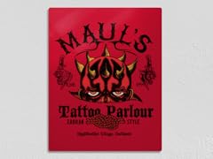 "Maul's Tattoo Parlour" Metal Poster