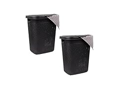 Mind Reader Mind Reader 50L Slim Laundry Hamper, Set o