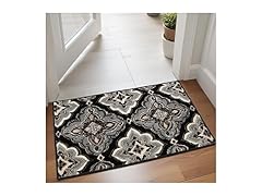 Superior Modern Floral Medallion Indoor Rug, 2'x3'
