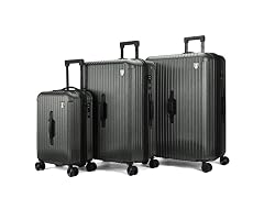 Tucci Linea 3-Piece Expandable Hardside Spinner Luggage Set