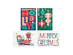 Hallmark Bulk Retro Christmas Card Assortment