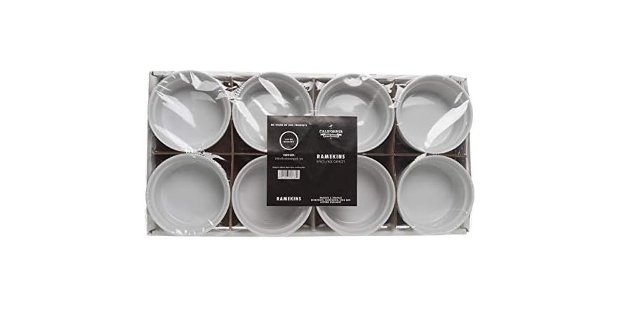 California Home Goods Porcelain Ramekins Bakeware Set