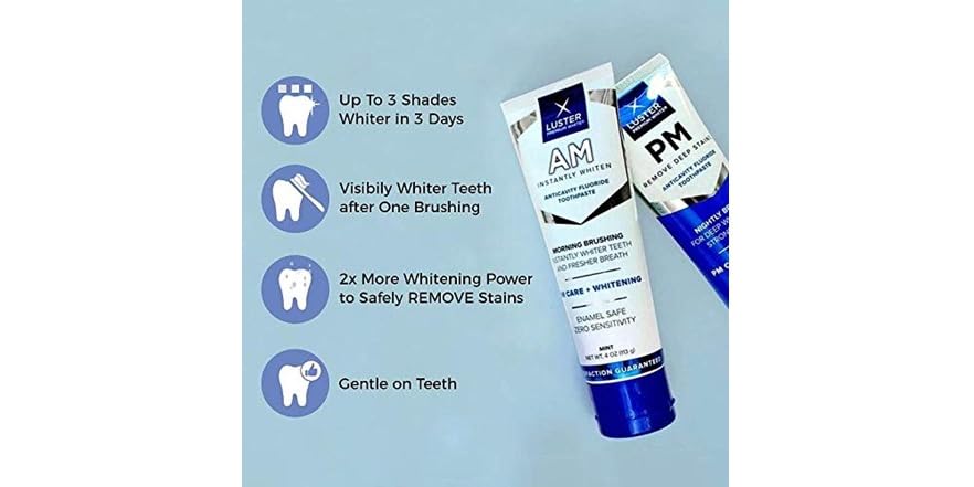 Luster Premium 760900 AM/PM Toothpaste Kit