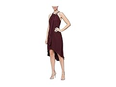 SL Fashions Womens (16P) Jewel Halter Dress