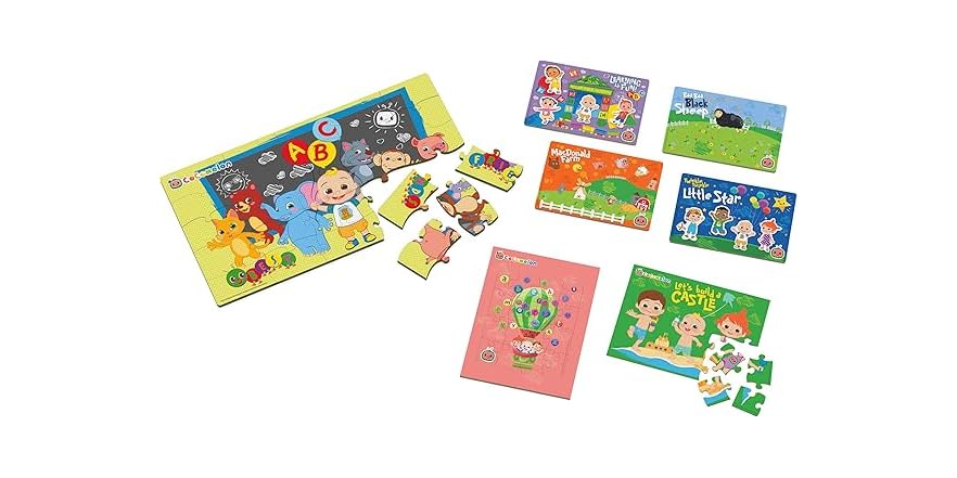 CoComelon 7-Pack Puzzle Mega Bundle
