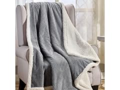 Ultra Soft Braided Reversible Sherpa Throw