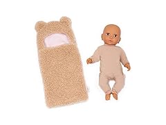 LullaBaby 14-Inch Realistic Baby Doll- Olive Skin