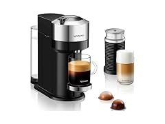 Nespresso De'Longhi Vertuo Next Deluxe w Aeroccino - Chrome