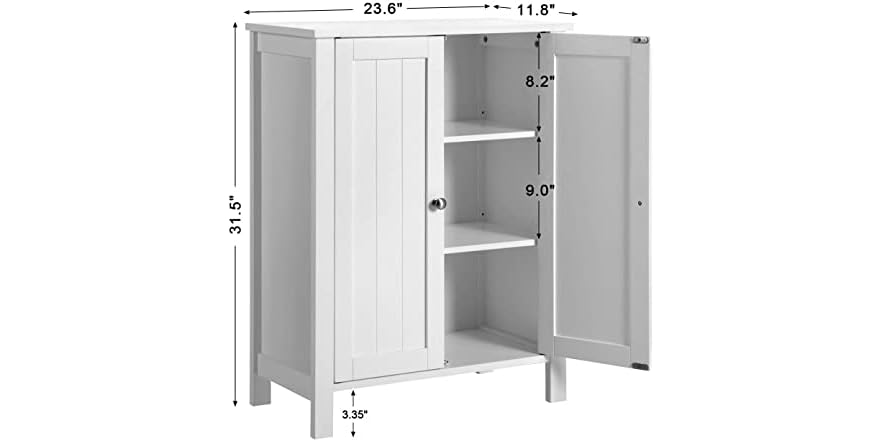 VASAGLE Bathroom Floor Storage Cabinet