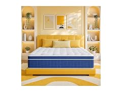 UNZIPE 14 Inch King Size Hybrid Mattress, Medium Firm