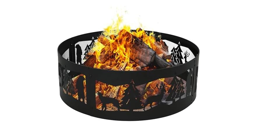 Sunnydaze 36-Inch Outdoor Fire Ring