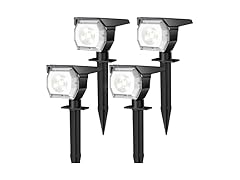 EIUIO Solar Outdoor Lights, 3 Lighting Modes, 4 Pack