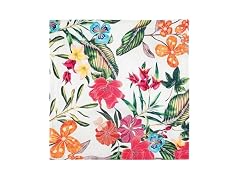 47th & Main Set of 4 100% Cotton Napkins  Tropical Flowers