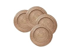 ChargeIt by Jay Ch, Rattan Charger Plate - Set of 4