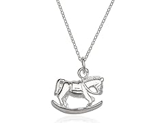 Silver-Plated Fun & Fabulous Rocking Horse Charm