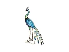 Iron 31" Peacock