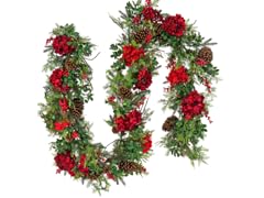 9'x14" Vienna Waltz Garland w/ 100 LEDs