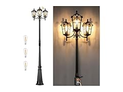 PAPRTPHONER Black Roman Lamp Post
