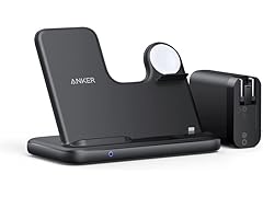 Anker Wireless Charger, 544 Wireless Charger (4-in-1 Stand) with 60W (Open Box)
