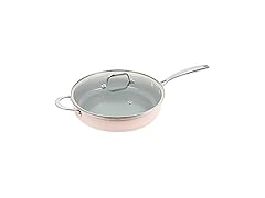 Goodful Ceramic 4Qt Deep Saute Pan w/Lid