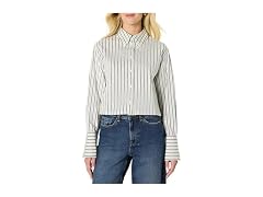 Amazon Essentials Women (XXL) Shirt Black Stripe